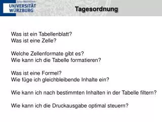 tagesordnung