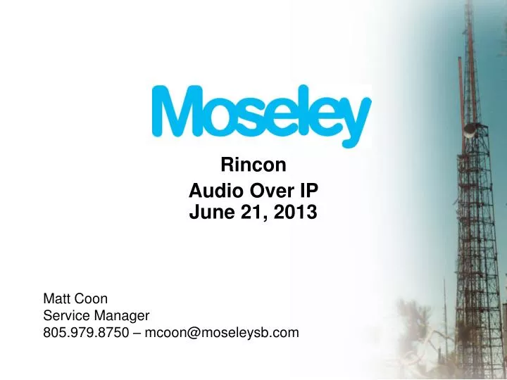 rincon audio over ip june 21 2013