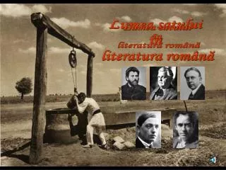 Lumea satului în literatura română