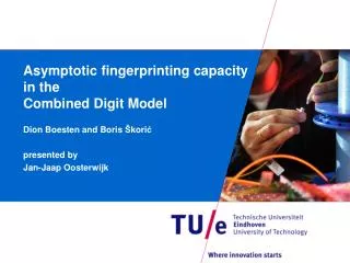 Asymptotic fingerprinting capacity in the Combined Digit Model