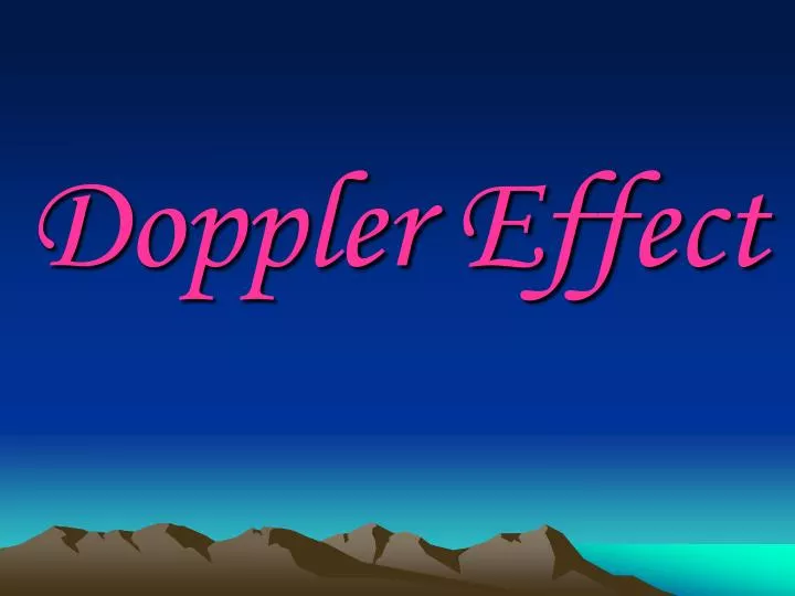 doppler effect