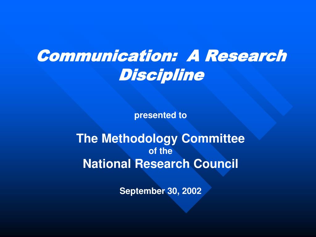 PPT - Communication Research . . . . PowerPoint Presentation, free ...