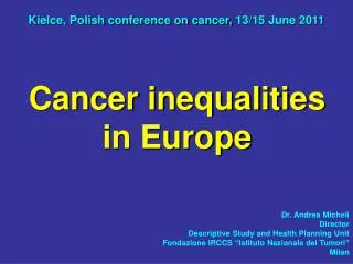 Kielce, Polish conference on cancer, 13/15 June 2011