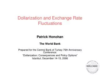 Dollarization and Exchange Rate Fluctuations