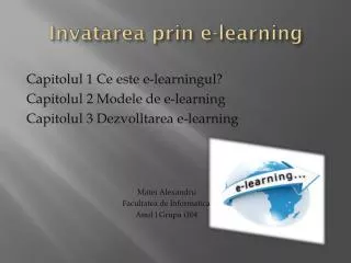 invatarea prin e learning