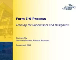 Form I-9 Process