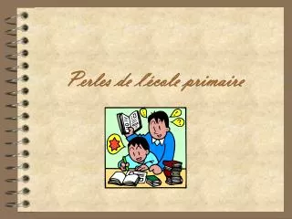 perles de l cole primaire