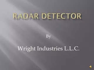 Radar Detector