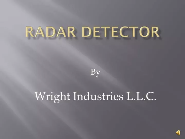 radar detector