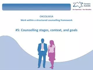 CHCCSL501A Work within a structured counselling framework