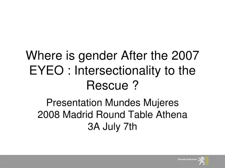 where is gender after the 2007 eyeo intersectionality to the rescue