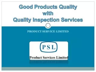 PRODUCT SERVICE LIMITED