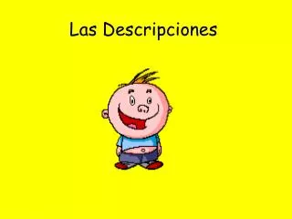 las descripciones