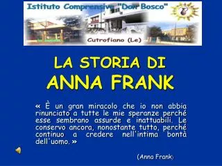 la storia di anna frank