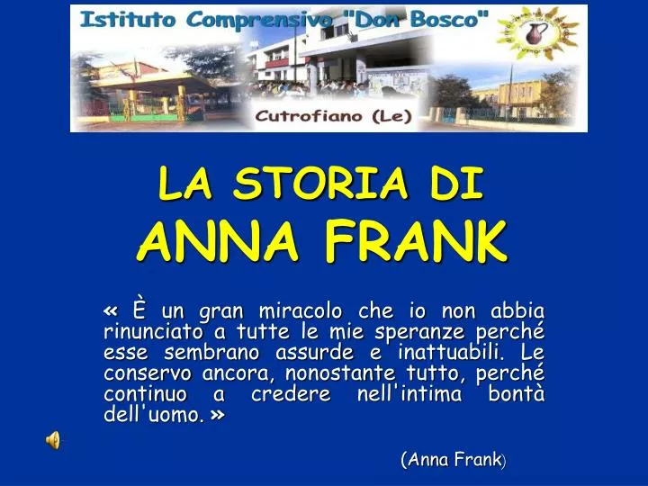 la storia di anna frank