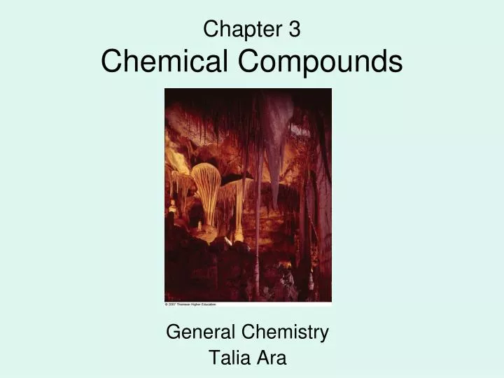 chapter 3 chemical compounds