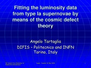 Fitting the luminosity data from type Ia supernovae by means of the cosmic defect theory