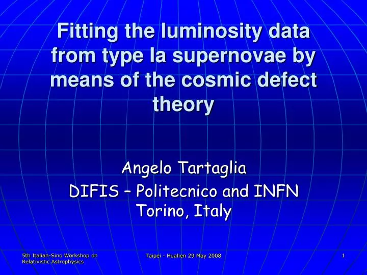 fitting the luminosity data from type ia supernovae by means of the cosmic defect theory