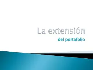 la extensi n