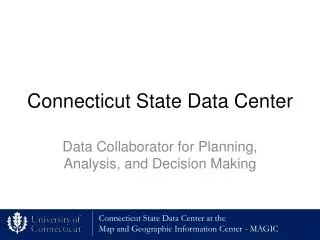 Connecticut State Data Center