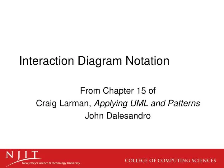interaction diagram notation