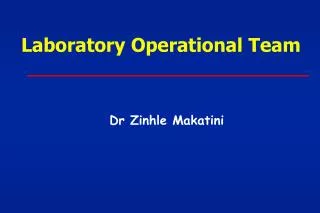 Laboratory Operational Team