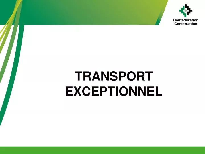 transport exceptionnel