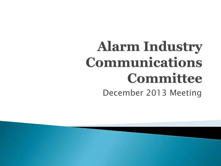 alarm industry communications committee
