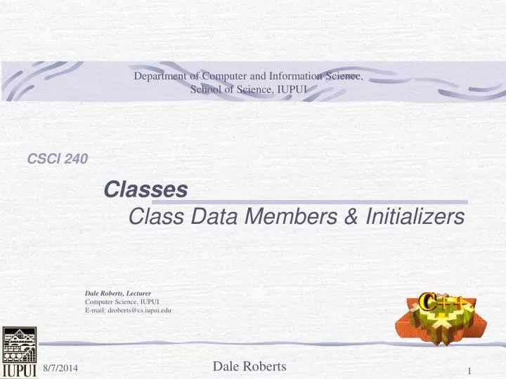 classes class data members initializers