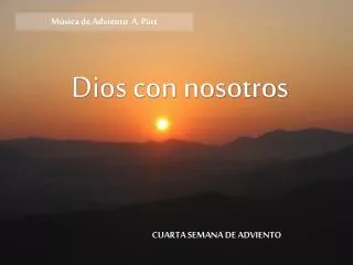 dios con nosotros