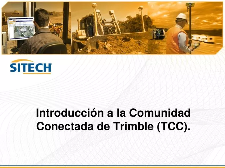 introducci n a la comunidad conectada de trimble tcc