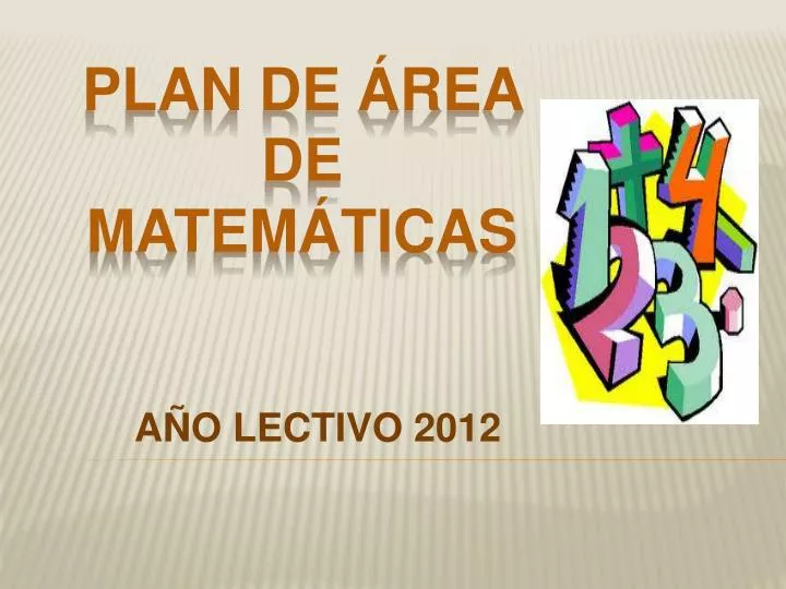 a o lectivo 2012