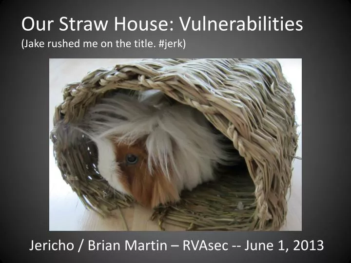 jericho brian martin rvasec june 1 2013