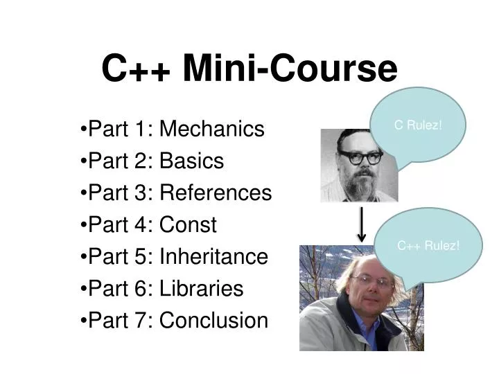c mini course