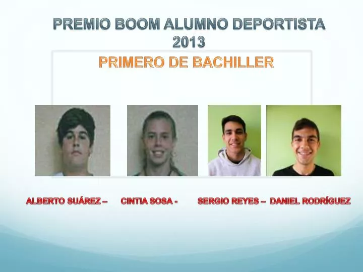 premio boom alumno deportista 2013