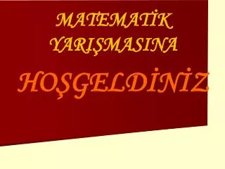 PPT - Matematİk GAZETESİ PowerPoint Presentation, Free Download - ID ...