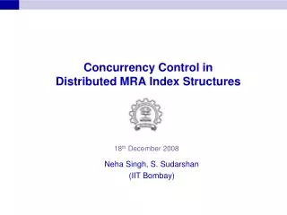 Concurrency Control in Distributed MRA Index Structures