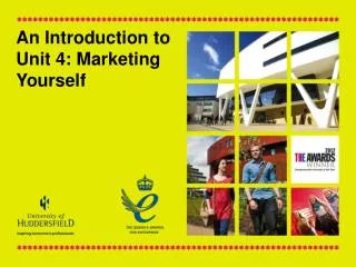 An Introduction to Unit 4: Marketing Yourself