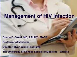 Management of HIV Infection