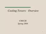Cooling Towers: Overview - slide 1