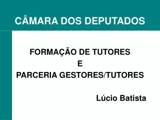 c mara dos deputados