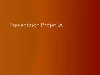 presentaion projet ia