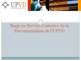 stage au service commun de la documentation de l upvd