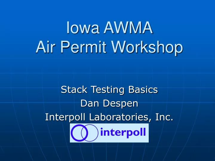 iowa awma air permit workshop