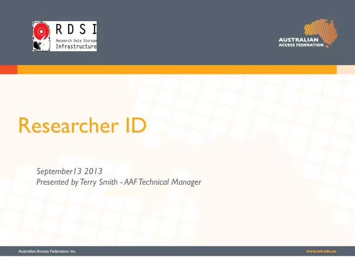 researcher id