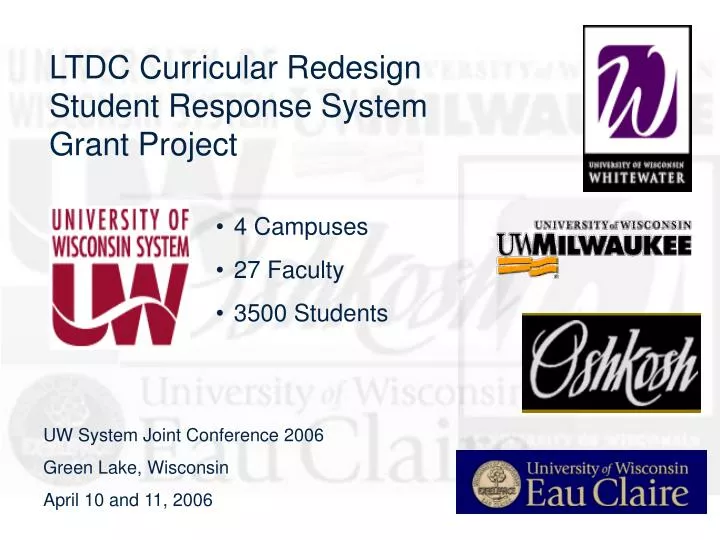 ltdc curricular redesign student response system grant project