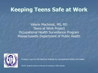 Keeping Teens Safe at Work