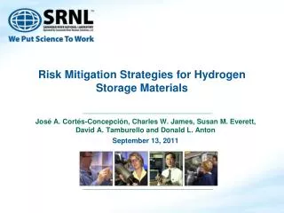 Risk Mitigation Strategies for Hydrogen Storage Materials