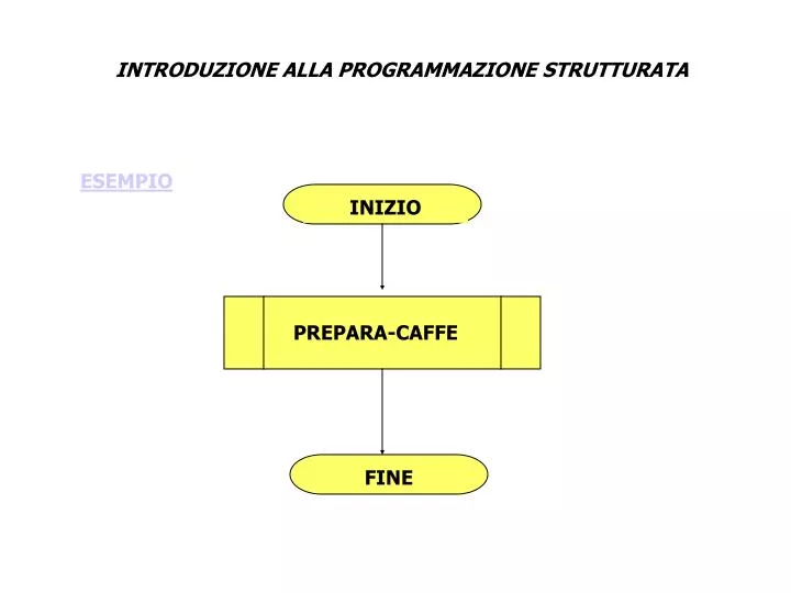 introduzione alla programmazione strutturata