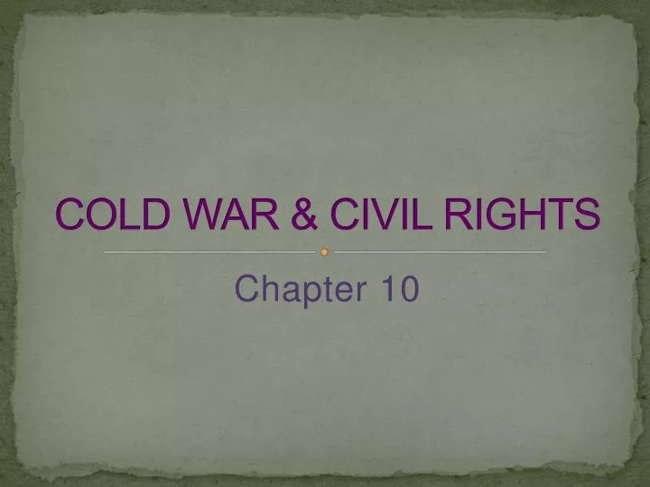 cold war civil rights